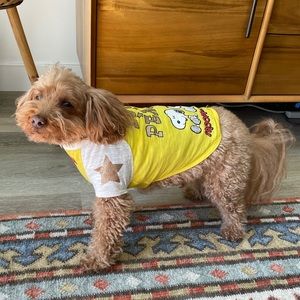 Dog Love/Peace tshirt with Snoopy and Olaf